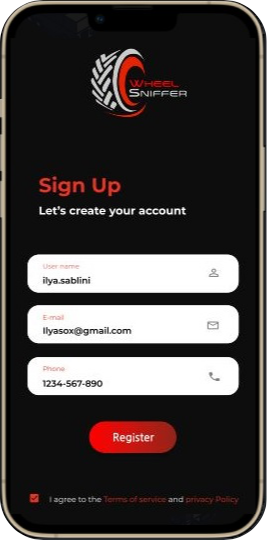 wheel sniffer register