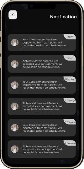 service provider notifications